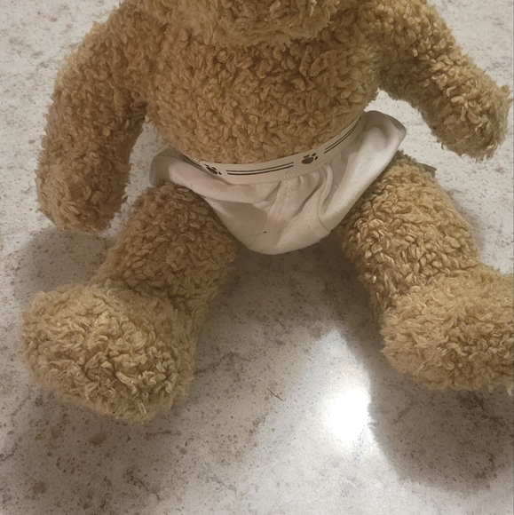 Build a Bear tan Bear with removable underpants - Picture 3 of 5
